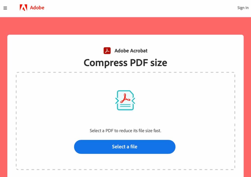 ADOBE PDF COMPRESS
